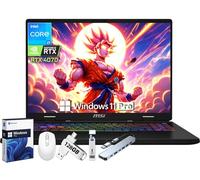 MSI Crosshair 16 Gaming Laptop, Microsoft Office Lifetime License, Intel 14th Gen Core i7-14650HX, NVIDIA GeForce RTX 4070, 64 GB DDR5 RAM, 2 TB SSD, 40.6 cm FHD+ 144Hz, retroiluminado, Windows 11 Pro