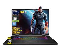 msi Crosshair 18 HX AI Gaming Laptop de 18 pulgadas QHD+ IPS 240Hz Intel 24-core Ultra 9 275HX (>i9-14900HX) 32GB DDR5 1TB SSD GeForce RTX 5070 (hasta 798 tapas AI) RGB retroiluminado Thunderbolt