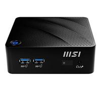 MSI Cubi N Mini PC, Intel Celeron N4500, Memoria de 4 GB, SSD de 128 GB, Pantalla Doble, silencioso, Windows 11 Pro (JSL-035US)