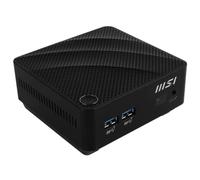 MSI Cubi N Mini PC: Intel Pentium Silver N6000, 4GB DDR4 (1x4GB) 2666MHz, 128GB SSD, WiFi 6, BT 5.2, eficiencia energética, Negro, Windows 11 Pro: JSL-078US