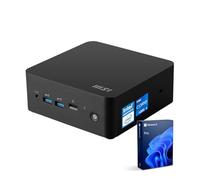 msi Cubi NUC Business Mini Desktop, procesador Intel Core 5 120U de 10 núcleos, RAM DDR5 de 16 GB, SSD de 512 GB, compatible con 4 monitores 4K, Thunderbolt 4, HDMI, lector de tarjetas MicroSD, Wi-Fi