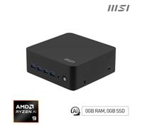 Msi cubi z ai 8m amd ryzen 9 8945hs barebone 0.9l sized pc negro amd s