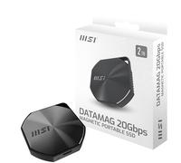 MSI DATAMAG SSD portátil de 20 Gbps y 2 TB, Unidad Externa de Estado sólido de 2 TB, velocidades de hasta 1600 MB/s, USB-C, Almacenamiento fiable para Juegos, Estudiantes, Profesionales, Color Negro