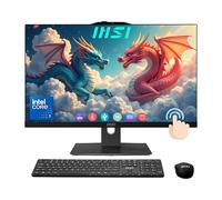 msi Escritorio moderno todo en uno con pantalla táctil de 24 pulgadas, Intel Core 7 150U de 10 núcleos (5.4 GHz), pantalla IPS FHD (1920 x 1080), 16 GB DDR5 RAM, SSD de 512 GB más disco duro de 1 TB