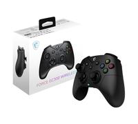 MSI FORCE GC300 W - Mando Gaming: 2,4 GHz, Bluetooth, USB tipo C a A, batería de 20 h de autonomía, cubiertas D-Pad intercambiables y motores de vibración duales, con cable/sin cable