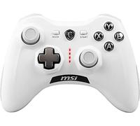 msi Force GC30V2 - Controlador inalámbrico blanco para juegos, motores de vibración duales, modos de conexión duales, almohadillas D intercambiables, compatible con PC y Android