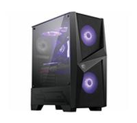 MSI MAG Forge 100M Midi Tower Negro, Transparente