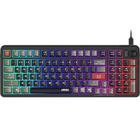 MSI Forge GK110 US - Teclado mecánico, RGB, ergonómico, antifantasma, ángulo ajustable (negro)