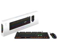 MSI Forge GK300 Combo Blue - Juego de Teclado mecánico RGB y Mouse Forge GM300, antifantasma, Sensor óptico de 7200 dpi