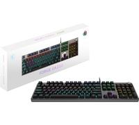 MSI Forge GK310 - Teclado mecánico para Gaming Red SWITCHES - Interruptores mecánicos Rojos (lineales), Teclas ergonómicas, Base Antideslizante, LED RGB, USB 2.0 - Tamaño estándar