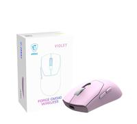 msi Forge GM340 W - Ratón para Juegos Violeta, 12800 dpi, microinterruptor de 50 m de clics, Sensor óptico, diseño ergonómico de Mano ambitextro, luz RGB