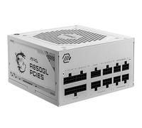 MSI Fuente de alimentación mag A850GL PCIE5, 850W, 80 Plus Gold, Totalmente Modular, ATX 3.0, Soporte GPU PCIe 5.0, Cables Planos Negros