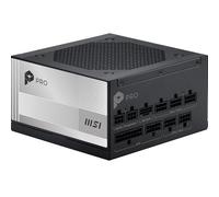 MSI Fuente de alimentación para Juegos Pro A1000PL PCIE5, 1000 W, 80 + Platino, Cable Doble, 12 V-2 x 6, Condensador en Grado de Servidor, Listo para ATX 3.1 y PCIe 5.1, bajo