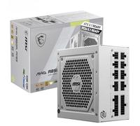 MSI Fuente de alimentación totalmente modular ATX de 850 W - MAG A850GL PCIE5 BLANCO - (Active PFC/80 PLUS Gold)