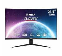 MSI G321CUV, Monitor Curvo Gaming 31.5", 4K UHD (3840 x 2160) 60 Hz, VA Curvatura 1500R, 16:9, 1 ms de Respuesta, 250 nits, HDR Ready, Negro