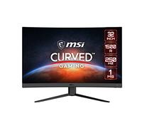 MSI G32C4X, Monitor Gaming Curvo 31.5", FHD (1920 x 1080), 250Hz, VA, Curvatura 1500R, 1 ms de Respuesta, 250 Hz, 300 nits, 16:9, FreeSync Premium, Negro