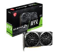 MSI Gaming GeForce RTX 3060 Ti LHR 8GB GDRR6 256-Bit HDMI/DP Nvlink Torx Fan 3 Ampere Architecture OC Tarjeta gráfica (RTX 3060 Ti Ventus 2X 8G OCV1 LHR)
