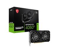 MSI Gaming GeForce RTX 4060 Ti 8GB GDRR6 128-Bit HDMI/DP Nvlink TORX Fan 4.0 Ada Lovelace Architecture Tarjeta gráfica (RTX 4060 Ti Ventus 2X Negro 8G OC)