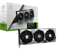MSI Gaming GeForce RTX 4070 Ti 12 GB GDRR6X 192 bits HDMI/DP Nvlink Tri-Frozr 3 Ada Lovelace Architecture Tarjeta gráfica (RTX 4070 Ti SUPRIM X 12G)
