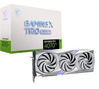 MSI Gaming GeForce RTX 4070 Ti 12GB GDRR6X 192-Bit HDMI/DP Nvlink Tri-Frozr 3 Ada Lovelace Architecture Tarjeta gráfica (RTX 4070 Ti Gaming X Trio White 12G)