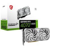 MSI Gaming RTX 4070 Ti Super 16G Ventus 2X White OC Tarjeta Gráfica (NVIDIA RTX 4070 Ti Super, 256-Bit, Boost Clock: 2655 MHz, 16GB GDRR6X 21 Gbps, HDMI/DP, Ada Lovelace Architecture)