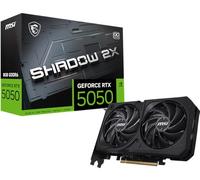 MSI Gaming RTX 5050 8G Shadow 2X OC Tarjeta gráfica (8GB GDDR6,128 bits, Rendimiento Extremo: 2617 MHz, DisplayPort x3 2.1a, HDMI 2.1b, NVIDIA Blackwell Architecture)