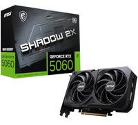 MSI Gaming RTX 5060 8G Shadow 2X OC Tarjeta gráfica (8GB GDDR7,128 bits, Rendimiento Extremo: 2535 MHz, DisplayPort x3 2.1a, HDMI 2.1b, NVIDIA Blackwell Architecture)