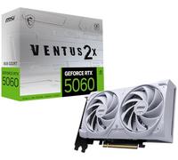 MSI Gaming RTX 5060 8G Ventus 2X OC Tarjeta gráfica Blanca (8GB GDDR7, TBA-bit, Rendimiento Extremo: TBA MHz, DisplayPort x3 2.1a, HDMI 2.1b, NVIDIA Blackwell Architecture)