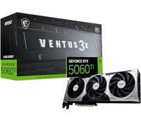 MSI Gaming RTX 5060 Ti 16G Ventus 3X OC Tarjeta gráfica (16GB GDDR7, 128-bit, Rendimiento Extremo: TBA MHz, DisplayPort x 3 2.1a, HDMI 2.1b, NVIDIA Blackwell Architecture)