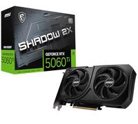 MSI Gaming RTX 5060 Ti 8G Shadow 2X OC Tarjeta gráfica (8GB GDDR7, TBA-bit, Rendimiento Extremo: TBA MHz, DisplayPort x3 2.1a, HDMI 2.1b, NVIDIA Blackwell Architecture)