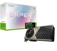 MSI Gaming RTX 5070 Ti 16G Expert OC - Tarjeta gráfica (16 GB GDDR7, 256 bits, Rendimiento Extremo: 2588, DisplayPort x 3 2.1a, HDMI 2.1b, Arquitectura NVIDIA Blackwell)