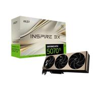 MSI Gaming RTX 5070 TI 16G Inspire 3X OC Tarjeta gráfica (16 GB GDDR7, 256 bits, Rendimiento Extremo: 2497 MHz, DisplayPort x 3 2.1a, HDMI 2.1b, Arquitectura NVIDIA Blackwell)