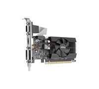 MSI GeForce GT 710 2GD3 LP GeForce GT 710 2GB GDDR3 - Tarjeta gráfica (GeForce GT 710, 2 GB, GDDR3, 64 bit, 4096 x 2160 Pixeles, PCI Express 2.0)