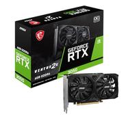 MSI GeForce RTX 3050 Ventus 2X E 6G OC - Tarjeta gráfica RTX 3050 6GB GDDR6, PCIe 4.0, Diseño térmico de Doble Ventilador, HDMI 2.1