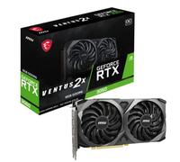 MSI GeForce RTX 3060 Ventus 2X 8G OC Tarjeta gráfica - RTX 3060, 8GB GDDR6X, (128-bit), PCIe 4.0, HDMI 2.1 y DisplayPort 1.4