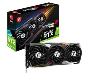 MSI GeForce RTX 3080 - Tarjeta gráfica GAMING Z TRIO 10G LHR RTX 3080, 1830MHz, TRI FROZR Fan, 10 GB GDDR6X, 320 bit, PCI Express Gen 4, DisplayPort v1.4a, HDMI, Zero Frozr