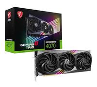 MSI GeForce RTX 4070 GAMING X TRIO 12G Tarjeta Gráfica - RTX 4070 GPU, 12GB GDDR6X (21Gbps/192-bit), PCIe 4.0 - TRI FROZR 3 (3 x TORX Fan 5.0), RGB - HDMI 2.1, DisplayPort 1.4a