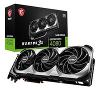 MSI GeForce RTX 4080 16GB Ventus 3X OC - Tarjeta gráfica 16GB DDR6X, 256 bits, 2550 MHz