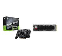 MSI GeForce RTX 5060 8G Shadow 2X OC, Tarjeta gráfica - NVIDIA 5060, 8GB GDDR7, 28 Gbps, PCI Gen 5, Negra + Samsung Memory MZ-VAP1T0BW 9100 Pro 1TB Internal SSD