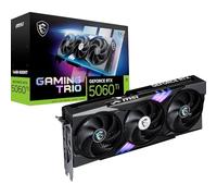 MSI GeForce RTX 5060 Ti 16G Gaming Trio OC - Tarjeta gráfica RTX 5060 Ti, GDDR7 de 16 GB (28 Gbps/128 bits), PCIe 5.0 - Tri FROZR 4 (3 Ventiladores STORMFORCE) - RGB - HDMI 2.1b, DisplayPort 2.1b