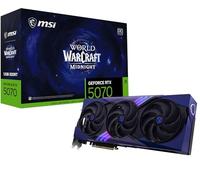 MSI GeForce RTX 5070 12G World of Warcraft MIDNIGHT VOID EDITION OC 12GB GDDR7 Reflex 2 RTX AI DLSS4