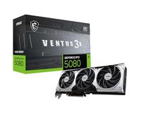 MSI GeForce RTX 5080 16G Ventus 3X OC Plus - Tarjeta gráfica, RTX 5080, 16 GB GDDR7 (30 Gbps/256 bits), PCIe 5.0 - Diseño de Triple Ventilador (3 x TORX Fan 5.0) - HDMI 2.1b, DisplayPort 2.1b