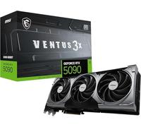 MSI GeForce RTX 5090 32G Ventus 3X OC - Tarjeta gráfica RTX 5090, 32 GB GDDR7 (28 Gbps/512 bits), PCIe 5.0 - Diseño de Triple Ventilador (3 x TORX Fan 5.0) - HDMI 2.1b, DisplayPort 2.1b