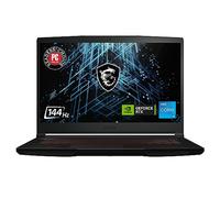 MSI GF63 Delgado portátil para Juegos: 11ª generación Intel Core i5, GeForce RTX 2050, 15.6" FHD, 144Hz, 8GB DDR4, 512GB NVMe SSD, Cooler Boost 5, Win 11: Negro 11UCX-1424US
