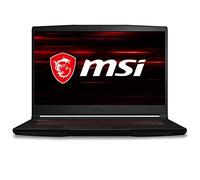 MSI GF65 Gaming Laptop: 39.6 cm 144Hz FHD 1080p, Intel Core i5-10500H, NVIDIA GeForce RTX 3050, 8GB, 256GB NVMe SSD, teclado rojo, Win 10, negro (10UC-440)