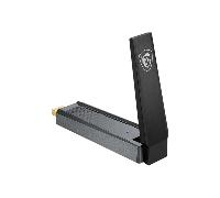MSI AX1800 WiFi 6 Adaptador USB Doble Banda - WLAN hasta 1800 Mbps (5GHz, 2.4GHz Inalámbrico), USB 3.2 Gen 1 Type-A, MU-MIMO, Antena Ajustable, Beamforming, WPA3 - Soporte con Cable Incluido