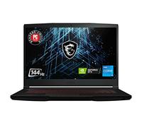 MSI GV15 15.6" 144Hz Laptop para Juegos: Intel Core i5-11400H GTX 1650 8GB 256GB NVMe SSD, Wi-Fi 6, USB Tipo C, inmersión de Audio Nahimic 3, Win 11: Negro 11SC-633