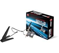 MSI Herald-BE NCM865 WI-FI 7 (Wi-Fi 7, 802.11BE, Bluetooth 5.4, PCIe, tecnología de operación multienlace, Antena Externa)