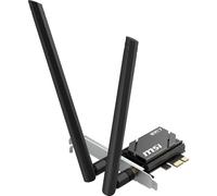 MSI Herald BE6500 - Tarjeta PCIe WiFi 7 tribanda, para ordenador de sobremesa, Bluetooth 5.4, MLO, seguridad WPA3