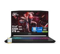 msi Katana 15 HX Gaming Laptop | 15.6 pulgadas QHD 165Hz 100% DCI-P3 | Intel Core i7-14650HX (>i9-12900H) | 32GB DDR5 2TB SSD | GeForce RTX 5070 (hasta 798 tapas AI) | Teclado RGB Win11 Pro con